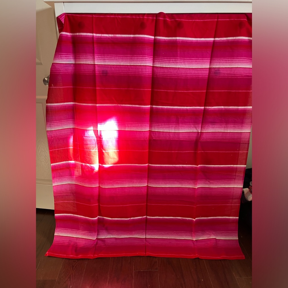 FRANGI scarf red and pink